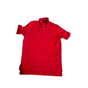 Classic Polo Ralph Lauren Men’s Red Polo Shirt‎ – Size L
